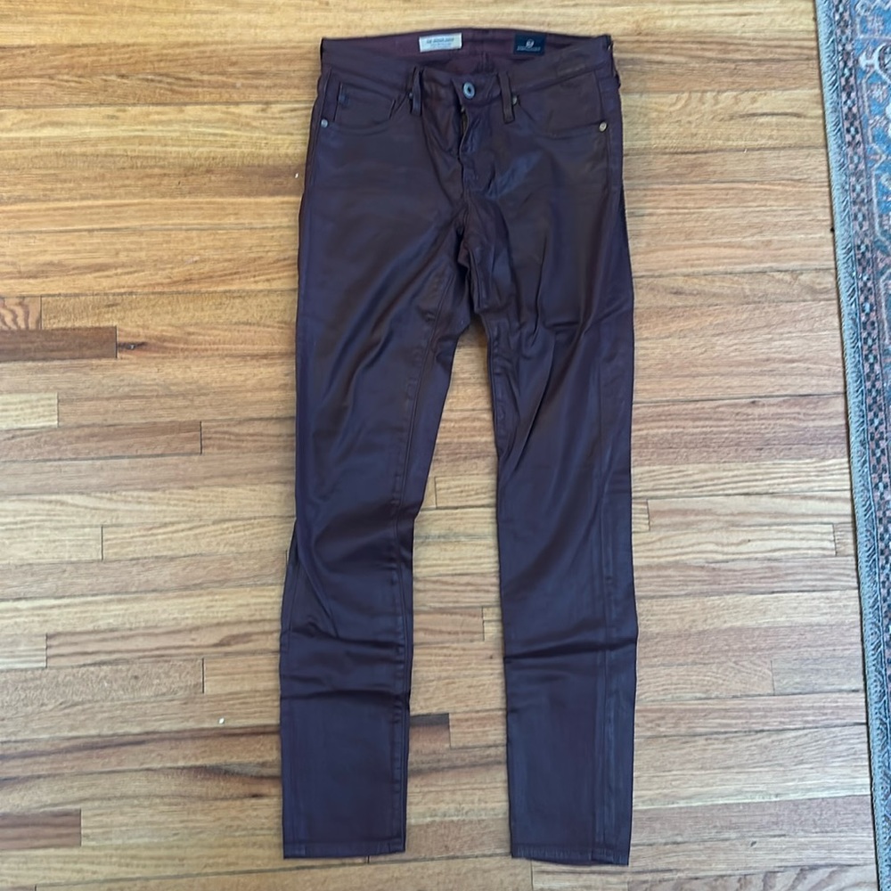 AG Super Skinny Liquid Denim Size 27R - Picture 3 of 5